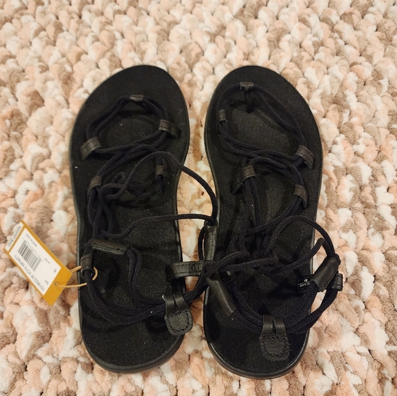 Teva Women's Black Sandals - Picture 1 of 5